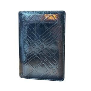 Burberry Black Leather Card Holder Wallet